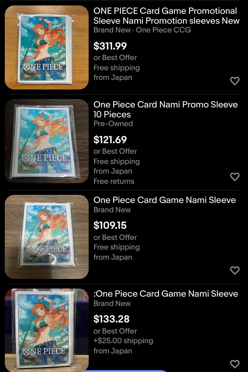Nami ONE PIECE (DON!!) Card Sleeves (10pcs) – CardboardTherapy