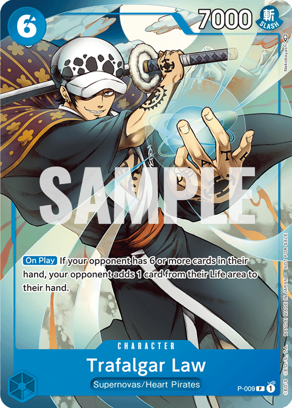 Trafalgar Law Tournament Pack Volume 1. WINNER Card - SINGLE