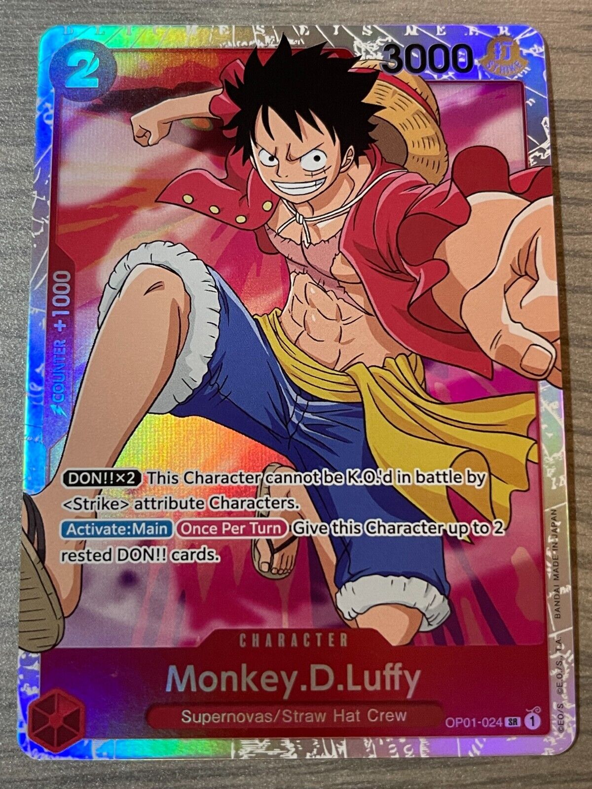 Monkey D. Rufy (Alt Art) OP12-015 SR Legacy Of The Master - ONE PIECE Giapponese - Foto 8