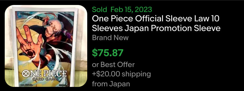 best sleeves for one piece cards One Piece TCG: Official Sleeves Set 12 main image 1