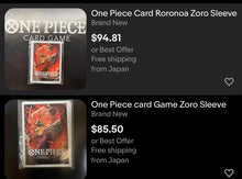 Load image into Gallery viewer, Roronoa Zoro ONE PIECE (DON!!) Card Sleeves (10pcs)
