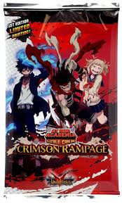 My Hero Academia: Crimson Rampage(1st Edition) Collectible Card Game Booster Pack x1